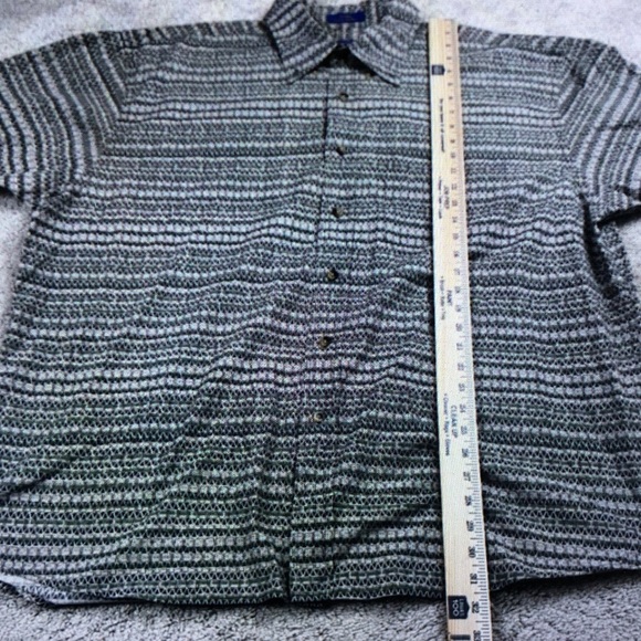 Pendleton Men's Casual Striped Shirt - Black and Gray - Picture 3 of 6